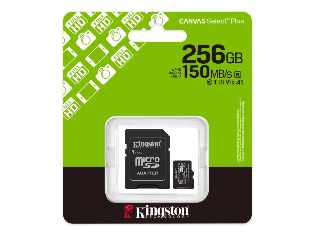 Memorije kartice KINGSTON SDCS3/256GB/microSDXC/256GB/Class10 U3/100MB/s-85MB/s+adapter Slika 2
